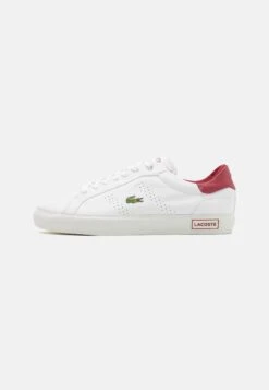 Lacoste Powercourt 2.0 - Sneakers Laag - White/Red
