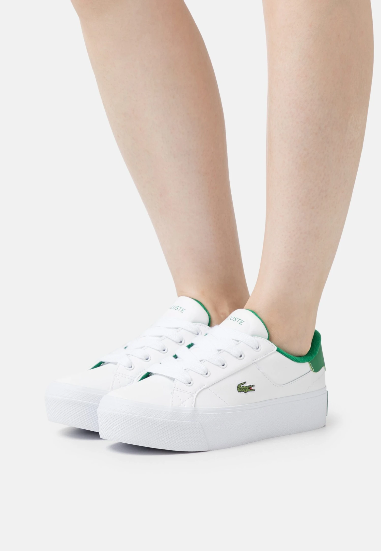 Lacoste Ziane Platform - Sneakers Laag - White/Green 1 Lacoste Ziane Platform - Sneakers Laag - White/Green