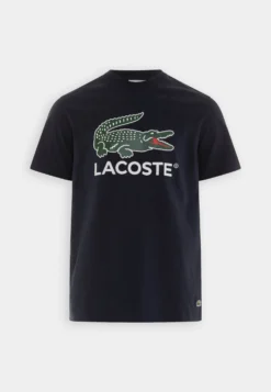 Lacoste Unisex - T-Shirt Print - Navy Blue -Lacoste 104533ae2c574f80bcd75ccf10db68aa scaled