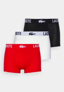 Lacoste 3 Pack - Onderbroeken - Noir/Rouge/Blanc