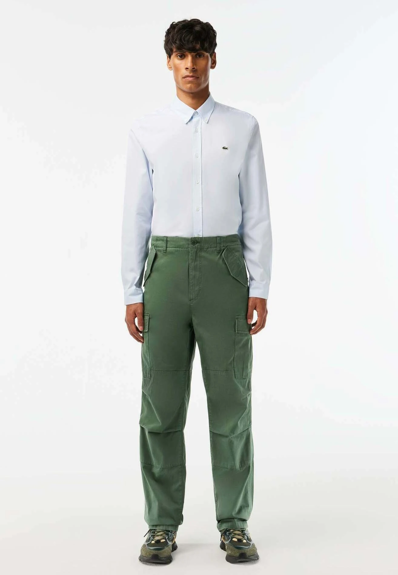 Lacoste H_Cb - Cargobroek - Vert Fonce Smi 4 Lacoste H_Cb - Cargobroek - Vert Fonce Smi - Afbeelding 4