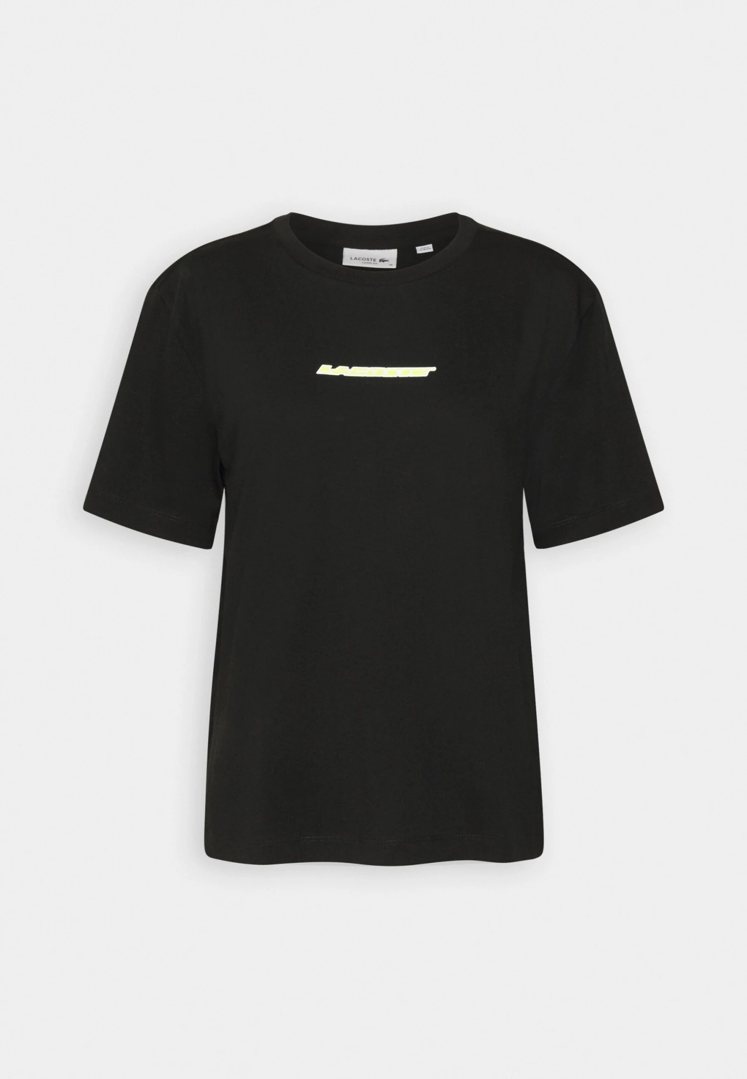 Lacoste Logo T Shirt - T-Shirt Basic - Black 4 Lacoste Logo T Shirt - T-Shirt Basic - Black - Afbeelding 4