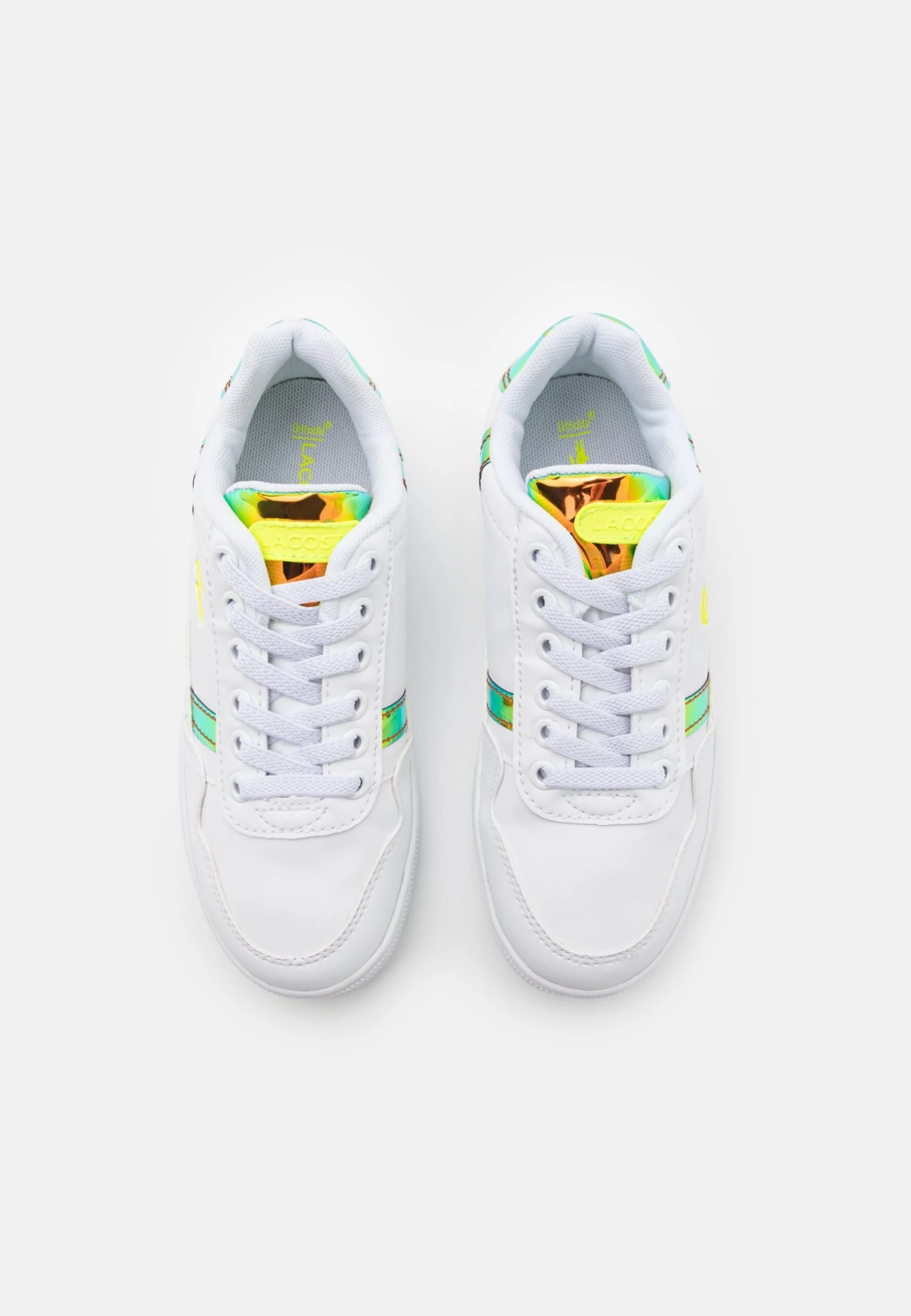 Lacoste T-Clip Unisex - Sneakers Laag - White/Yellow 4 Lacoste T-Clip Unisex - Sneakers Laag - White/Yellow - Afbeelding 4