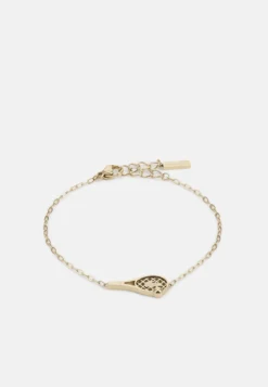 Lacoste Plated Bracelet With Tennis Ball - Armband - Gold-Coloured