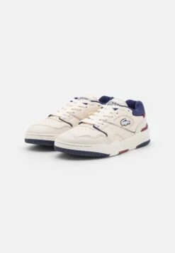Lacoste Lineshot- Sneakers Laag - Off White/Navy -Lacoste 2ae6da6762e64ec39d12136340554279