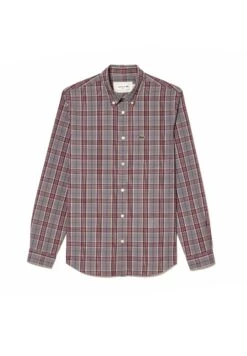 Lacoste Ml - Overhemd - Gris Bordeaux Ixb