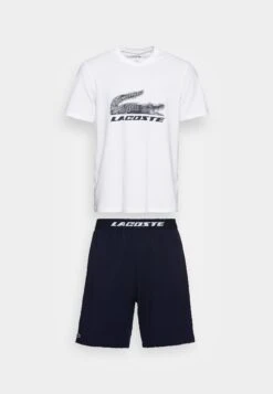 Lacoste Pyjama - White/Navy Blue