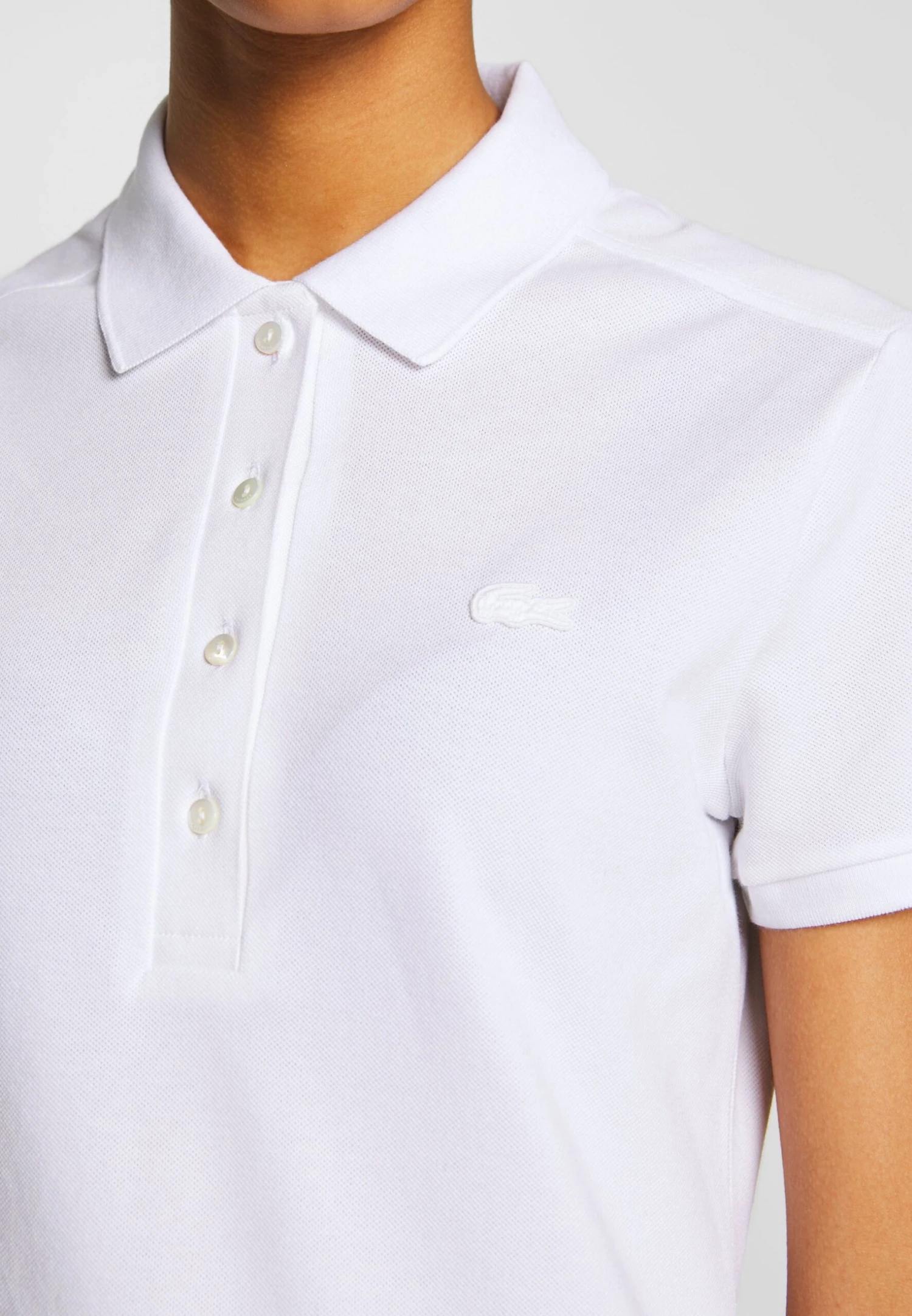 Lacoste Jerseyjurk - White 5 Lacoste Jerseyjurk - White - Afbeelding 5