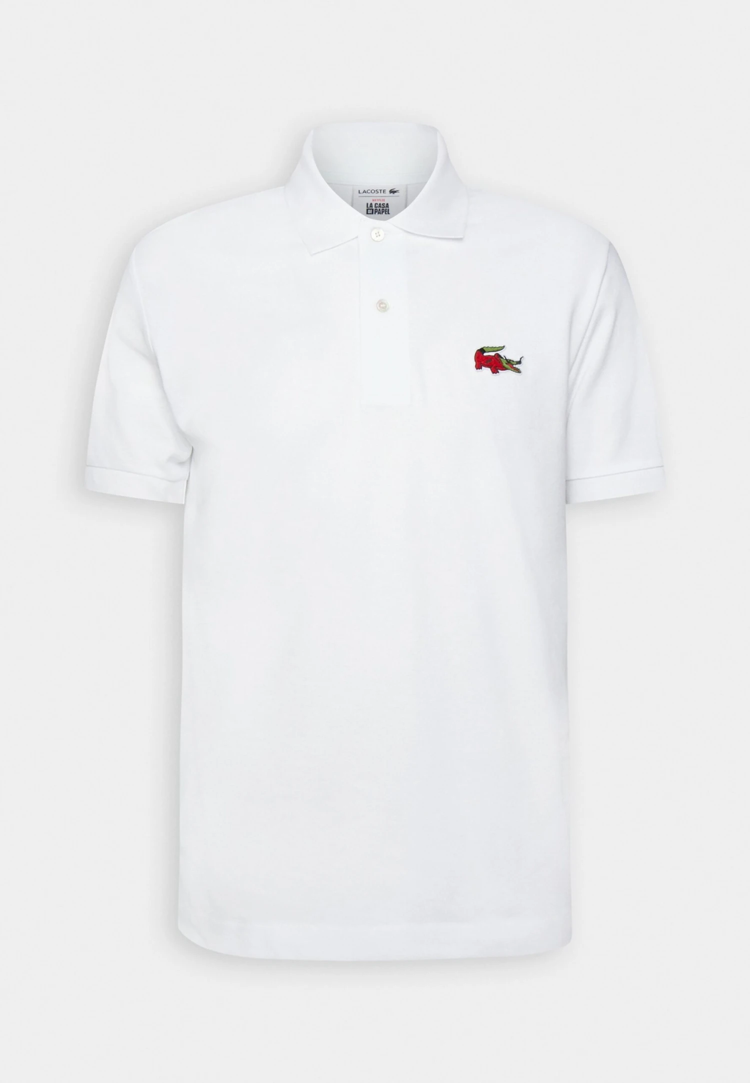 Lacoste X Netflix - Poloshirt - White 4 Lacoste X Netflix - Poloshirt - White - Afbeelding 4