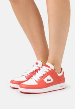 Lacoste Court Cage - Sneakers Laag - White/Red