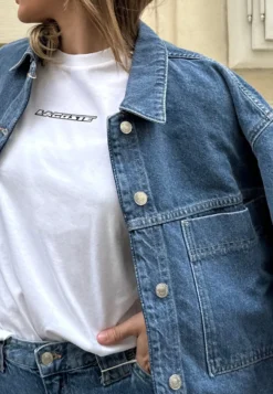 Lacoste Logo T Shirt - T-Shirt Basic - White