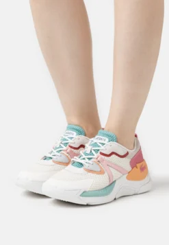 Lacoste Lw2 Xtra- Sneakers Laag - Off White/Pink