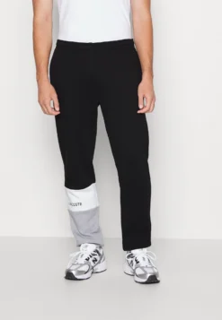 Lacoste Nua - Trainingsbroek - Noir/Blanc/Argent Chine