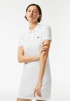 Lacoste Jerseyjurk - Blanc
