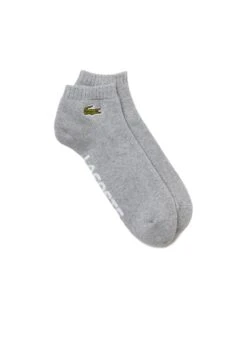 Lacoste Enkelsokken - Gris Chine Blanc