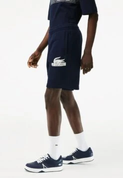 Lacoste Homme - Shorts - Bleu Marine -Lacoste 410f9d77b0da4482ad98330bc32c9b8b