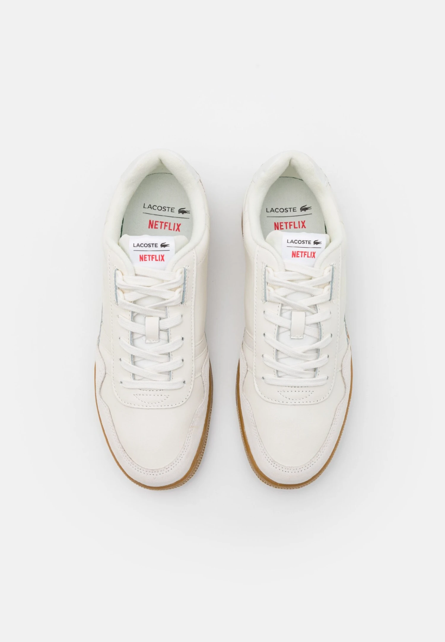 Lacoste X Netflix - Sneakers Laag - Off Wihte/Brown 4 Lacoste X Netflix - Sneakers Laag - Off Wihte/Brown - Afbeelding 4