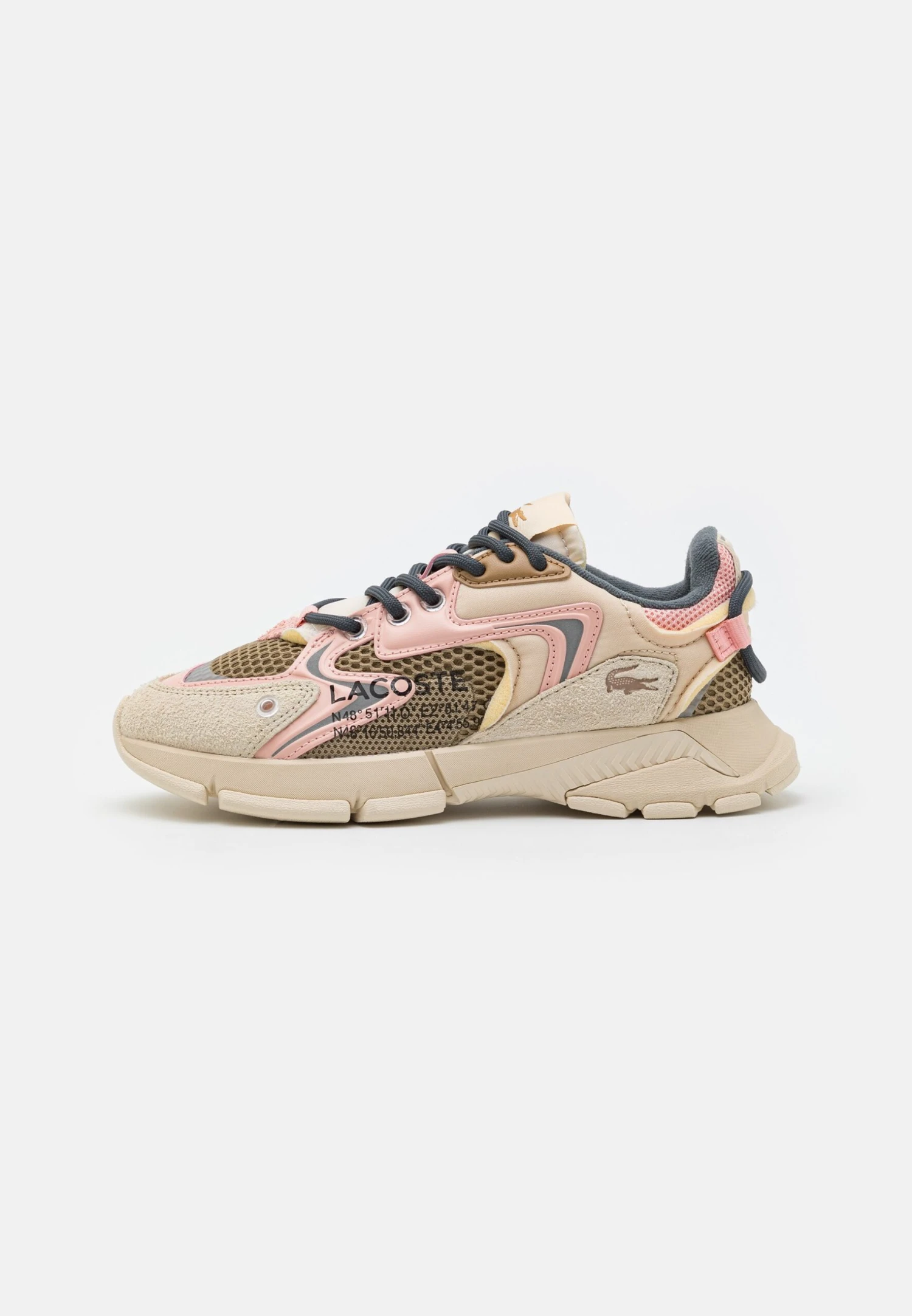 Lacoste Sneakers Laag - Off-White/Light Pink 2 Lacoste Sneakers Laag - Off-White/Light Pink - Afbeelding 2