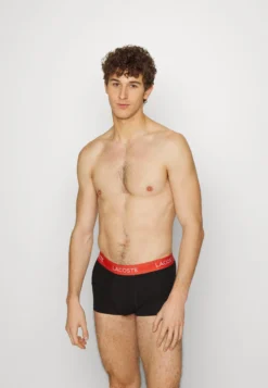 Lacoste 3 Pack - Onderbroeken - Black/Watermelon