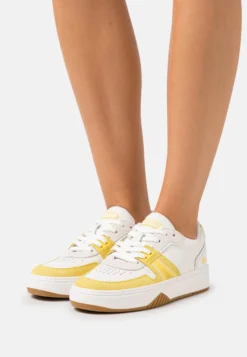 Lacoste Sneakers Laag - White/Yellow