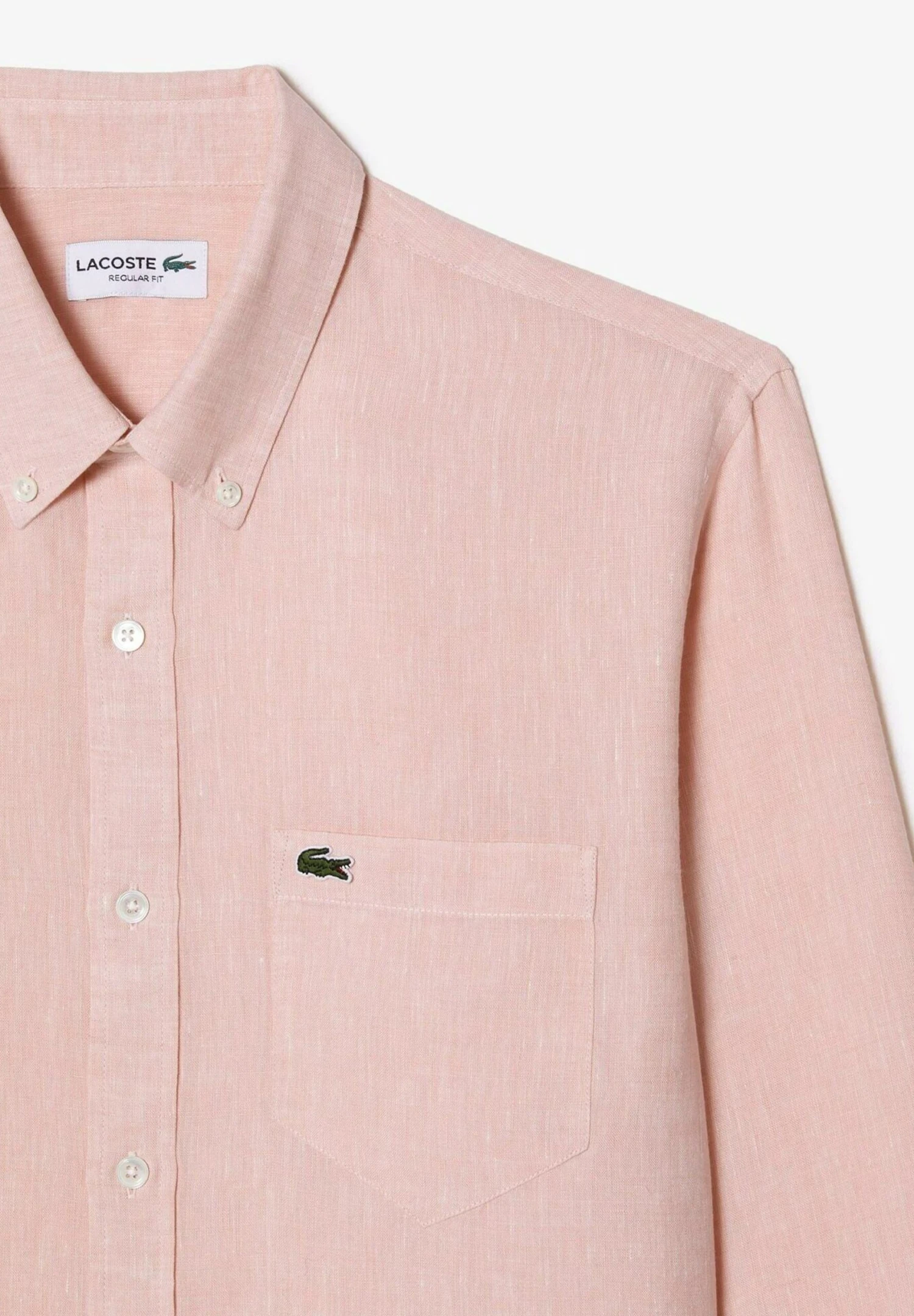 Lacoste Overhemd - Rose Pale 6 Lacoste Overhemd - Rose Pale - Afbeelding 6
