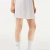 Lacoste Plooirok - Blanc