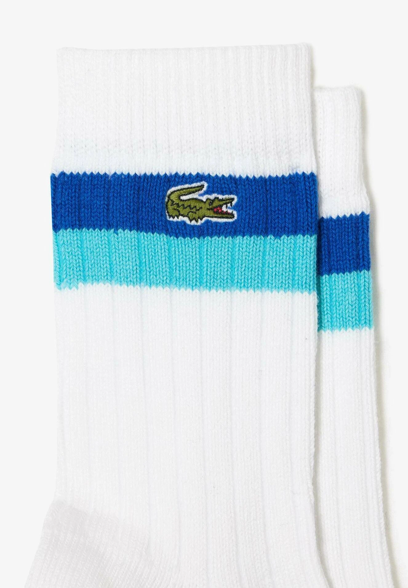 Lacoste 2 Pack - Sokken - Blanc Bleu Marine Vert Bleu Kip 3 Lacoste 2 Pack - Sokken - Blanc Bleu Marine Vert Bleu Kip - Afbeelding 3