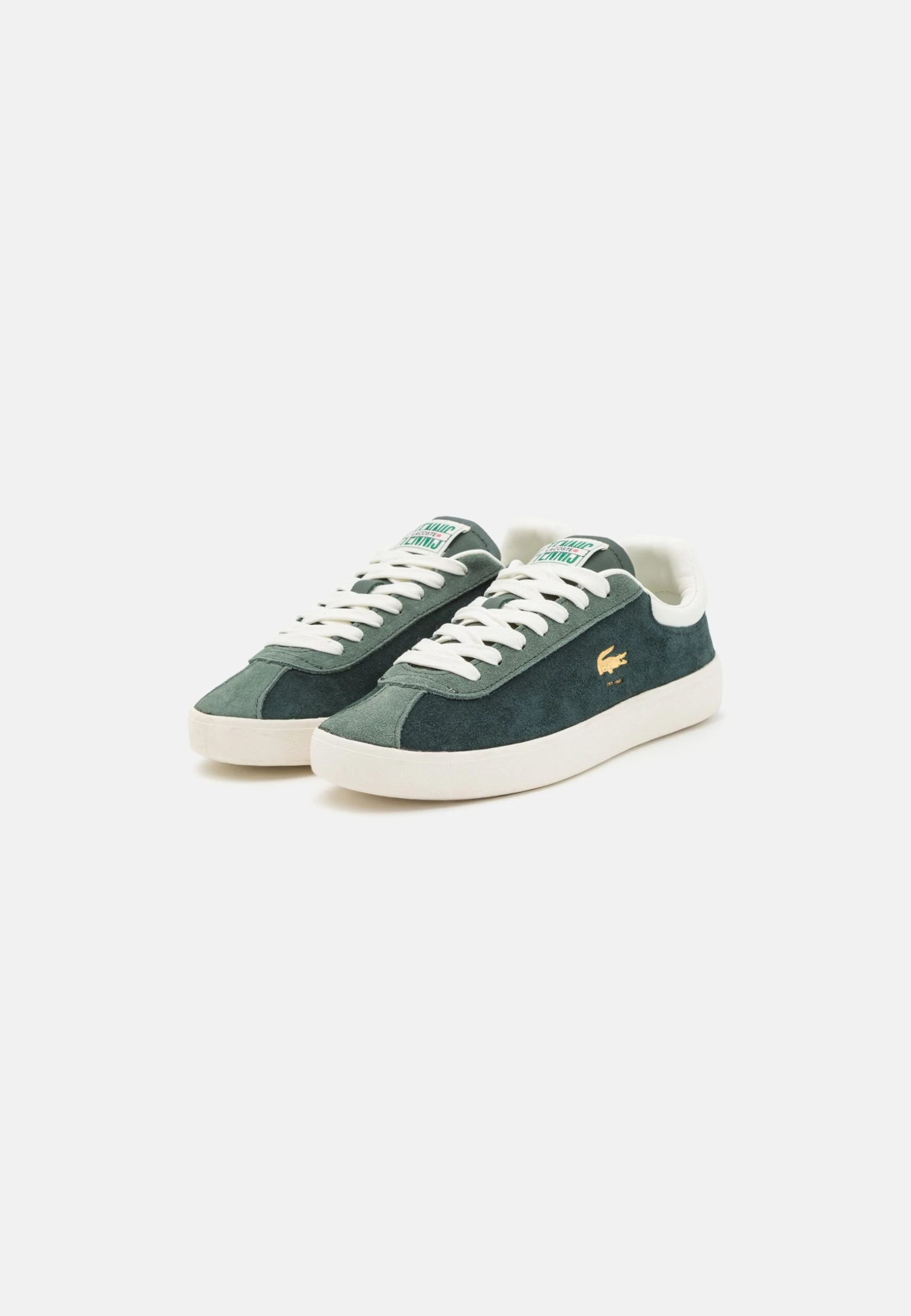 Lacoste Baseshot - Sneakers Laag - Dark Green/Off White 3 Lacoste Baseshot - Sneakers Laag - Dark Green/Off White - Afbeelding 3