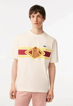 Lacoste T-Shirt Print - Blanc