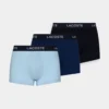 Lacoste 3 Pack - Onderbroeken - Navy Blue/Methylene Creek