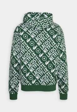 Lacoste X Netflix - Hoodie - Green/White -Lacoste 63a9eddbd1ae4a4caa852675488a873e