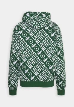 Lacoste X Netflix - Hoodie - Green/White -Lacoste 63a9eddbd1ae4a4caa852675488a873e scaled