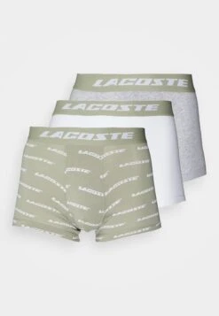 Lacoste 3Pack - Onderbroeken - Lychen Khaki/Silver Chine -Lacoste 63aaf83d550e4e449926fea5cdc28c4f