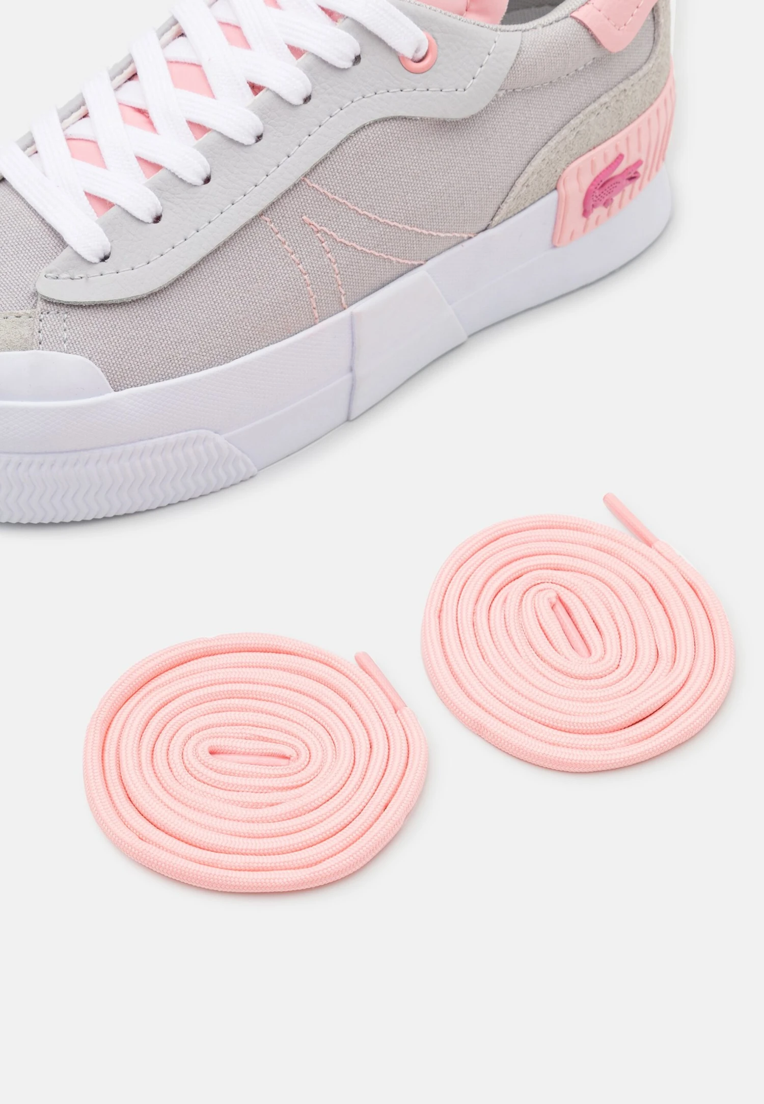 Lacoste Platform- Sneakers Laag - Light Gry/Light Pnk 6 Lacoste Platform- Sneakers Laag - Light Gry/Light Pnk - Afbeelding 6