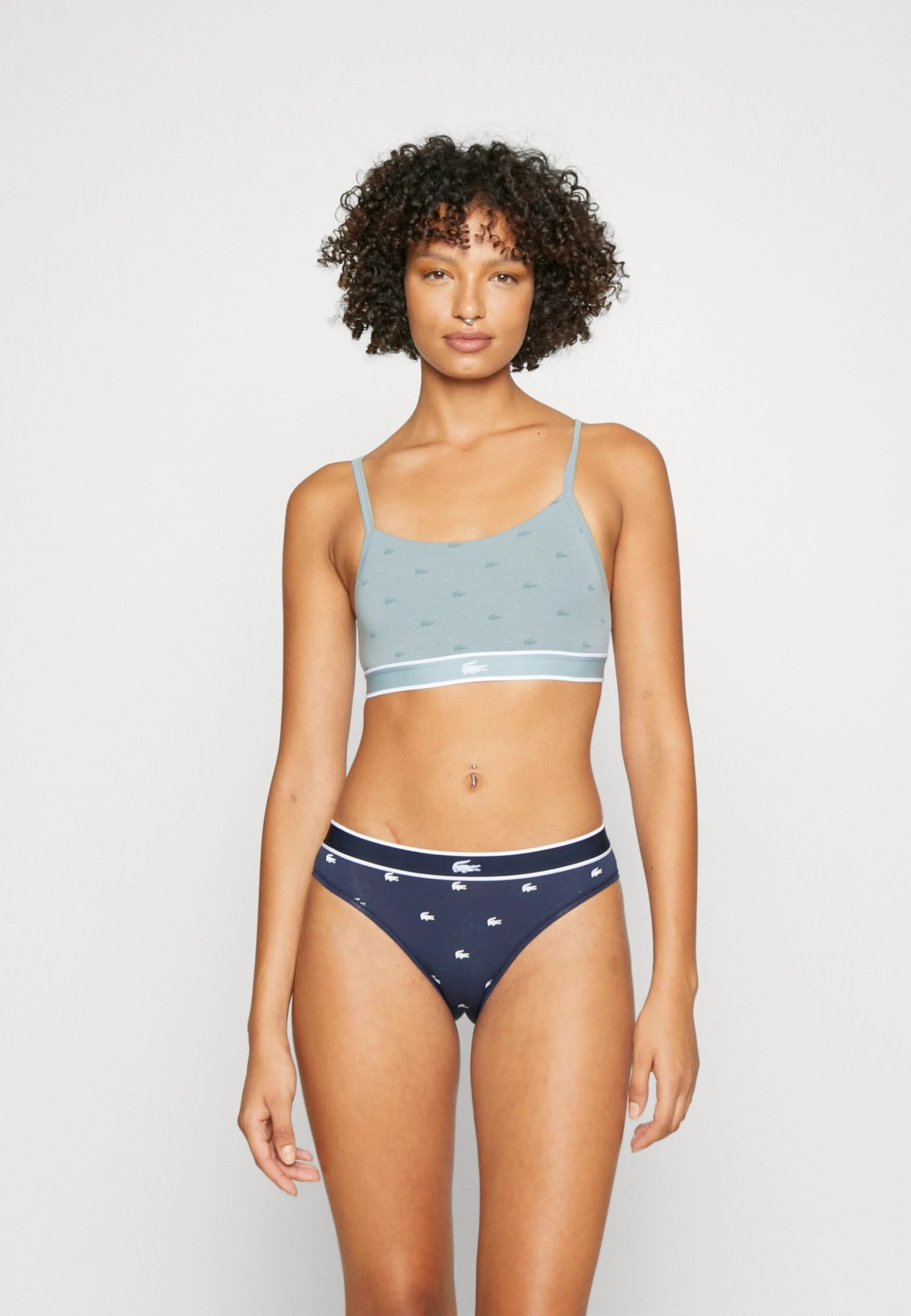 Lacoste Bustier - Alloy/Blue Grey 2 Lacoste Bustier - Alloy/Blue Grey - Afbeelding 2