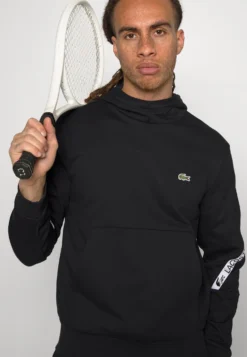 Lacoste Sport Tapered Active - Hoodie - Black -Lacoste 6952b12b2b5d4b07a77e5455f90d67da scaled