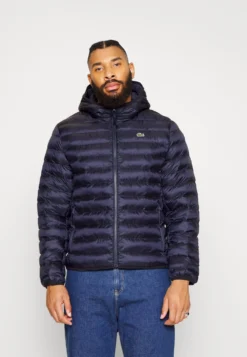 Lacoste Winterjas - Bleu Marine