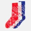 Lacoste X Netflix 3 Pack - Sokken - Flour/Cobalt/Corrida