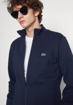 Lacoste Unisex - Sweater Met Rits - Marine -Lacoste 70eee44c1d364e5b8f8f32880438dec1 scaled