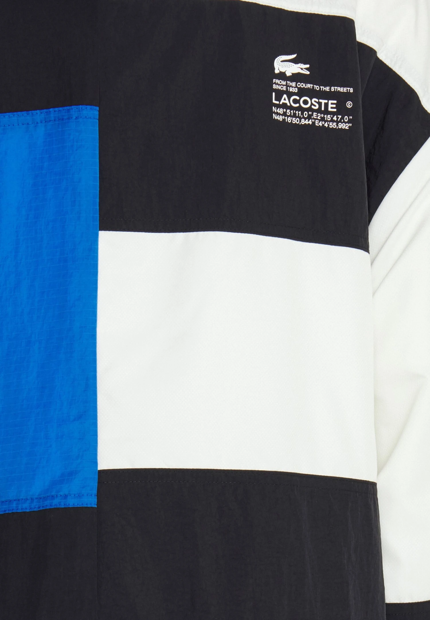 Lacoste Plus - Windjack - Noir/Marina Farine 3 Lacoste Plus - Windjack - Noir/Marina Farine - Afbeelding 3