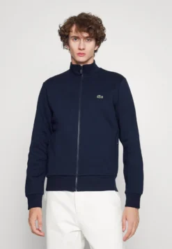 Lacoste Unisex - Sweater Met Rits - Marine