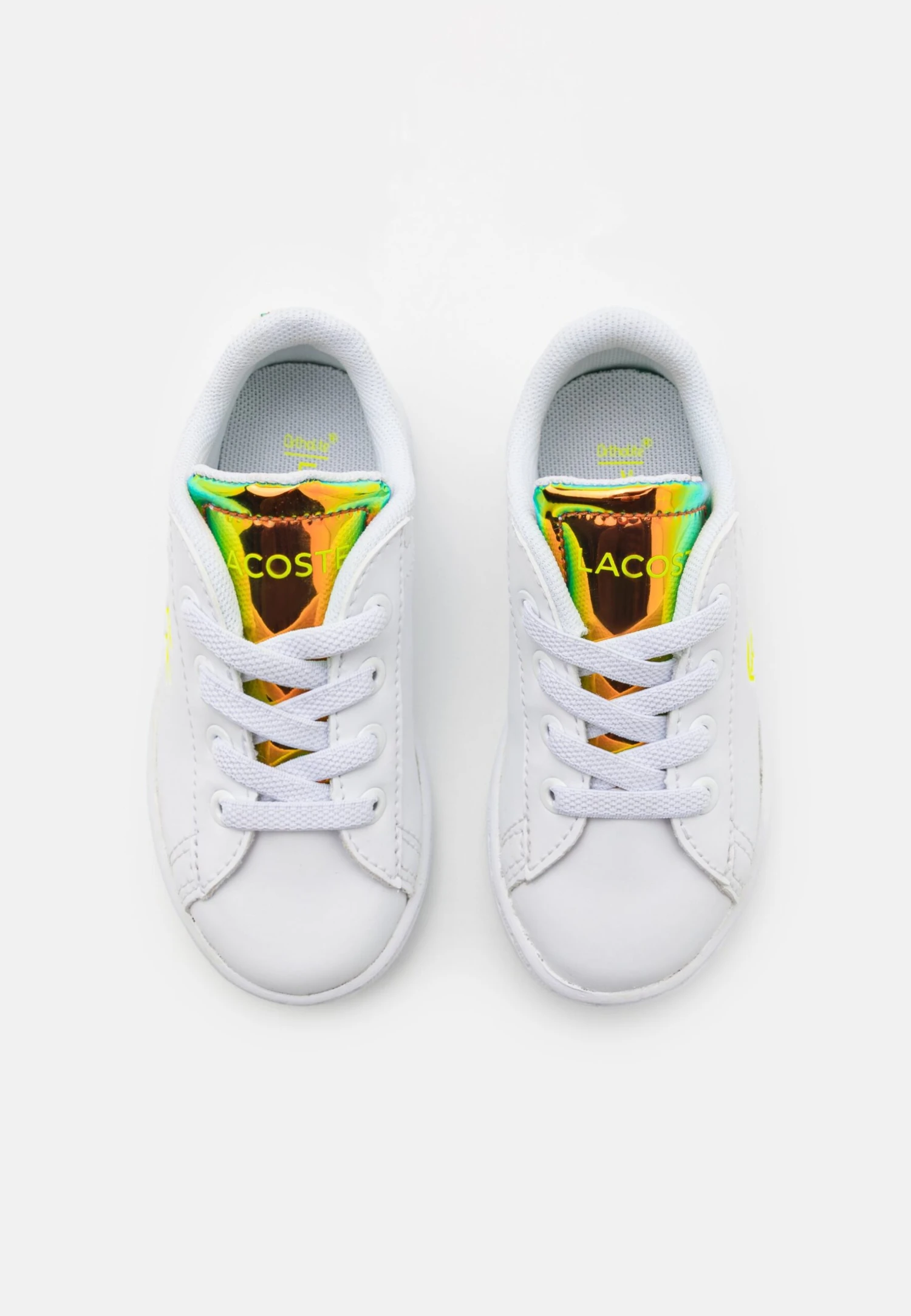 Lacoste Carnaby Unisex - Sneakers Laag - White/Yellow 4 Lacoste Carnaby Unisex - Sneakers Laag - White/Yellow - Afbeelding 4