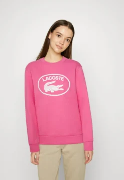 Lacoste Sweater - Reseda/Pink