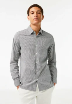 Lacoste Chemise Ml Homme - Overhemd - Blancnoir