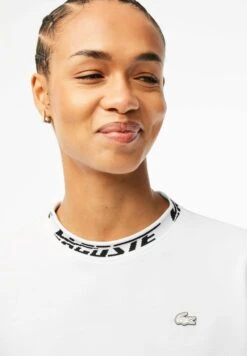 Lacoste Longsleeve - Blanc -Lacoste 89ca73fff1234dcba2eb7f0a7866616b