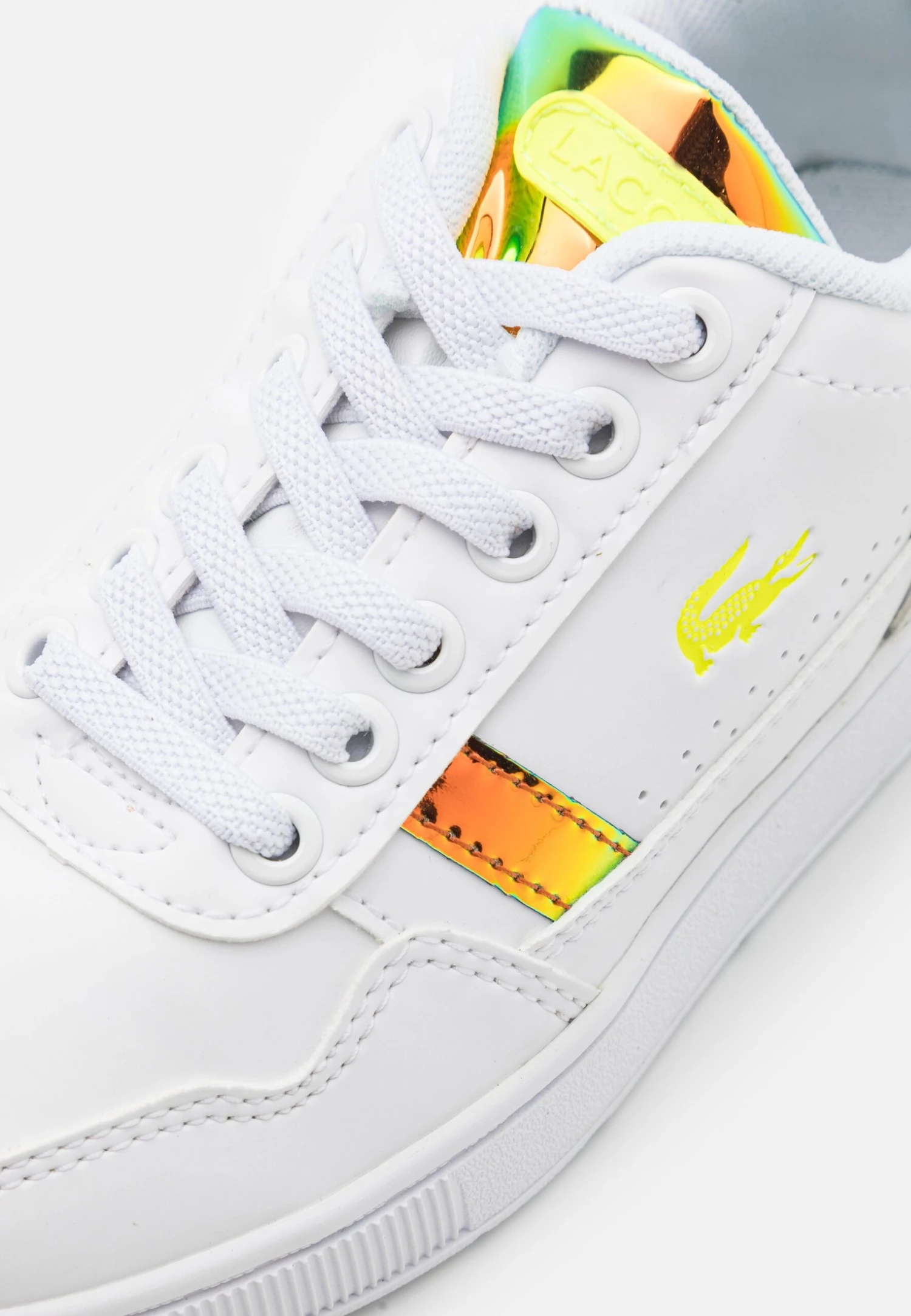 Lacoste T-Clip Unisex - Sneakers Laag - White/Yellow 6 Lacoste T-Clip Unisex - Sneakers Laag - White/Yellow - Afbeelding 6