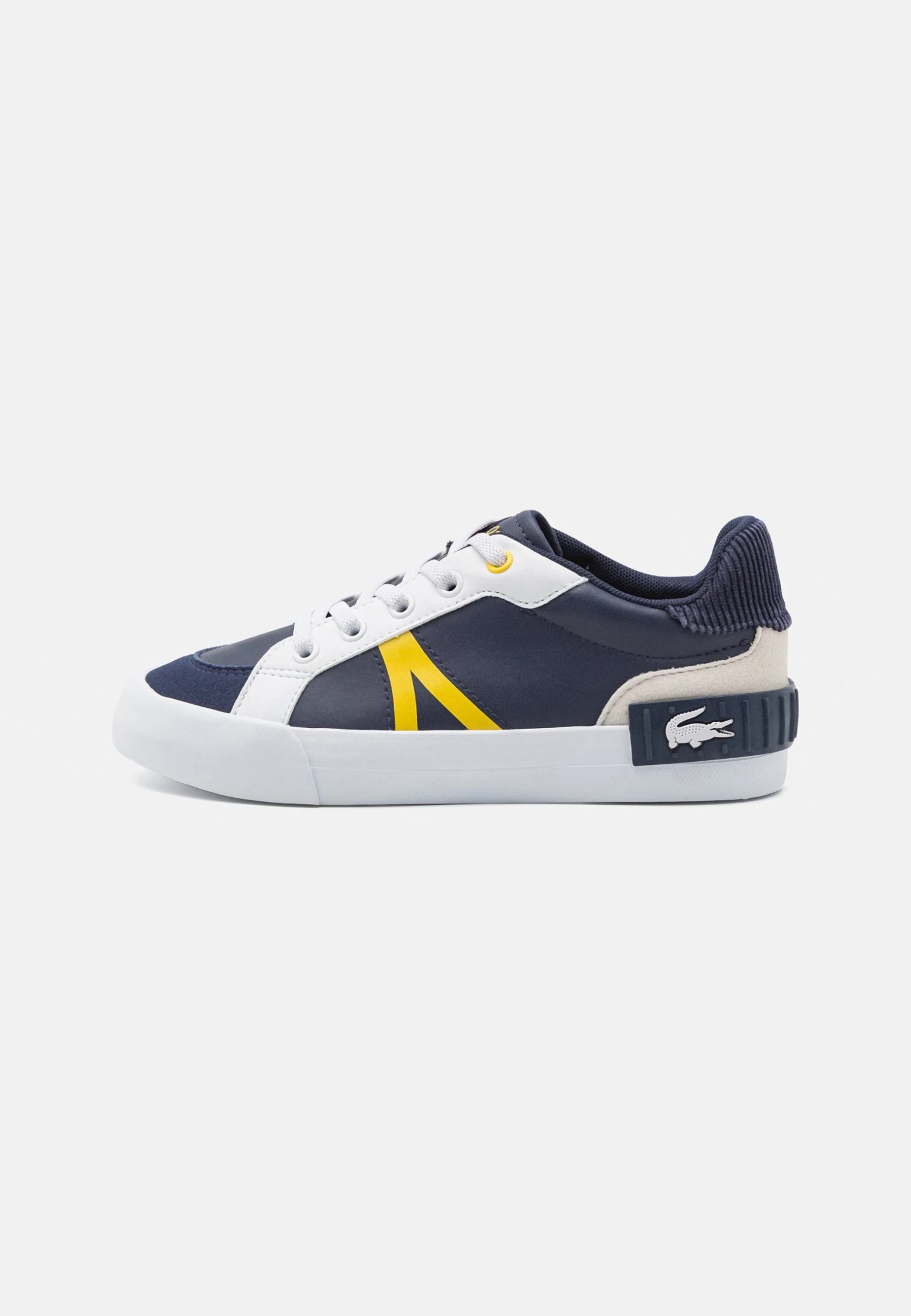 Lacoste L004 Unisex - Sneakers Laag - Navy/Yellow 1 Lacoste L004 Unisex - Sneakers Laag - Navy/Yellow