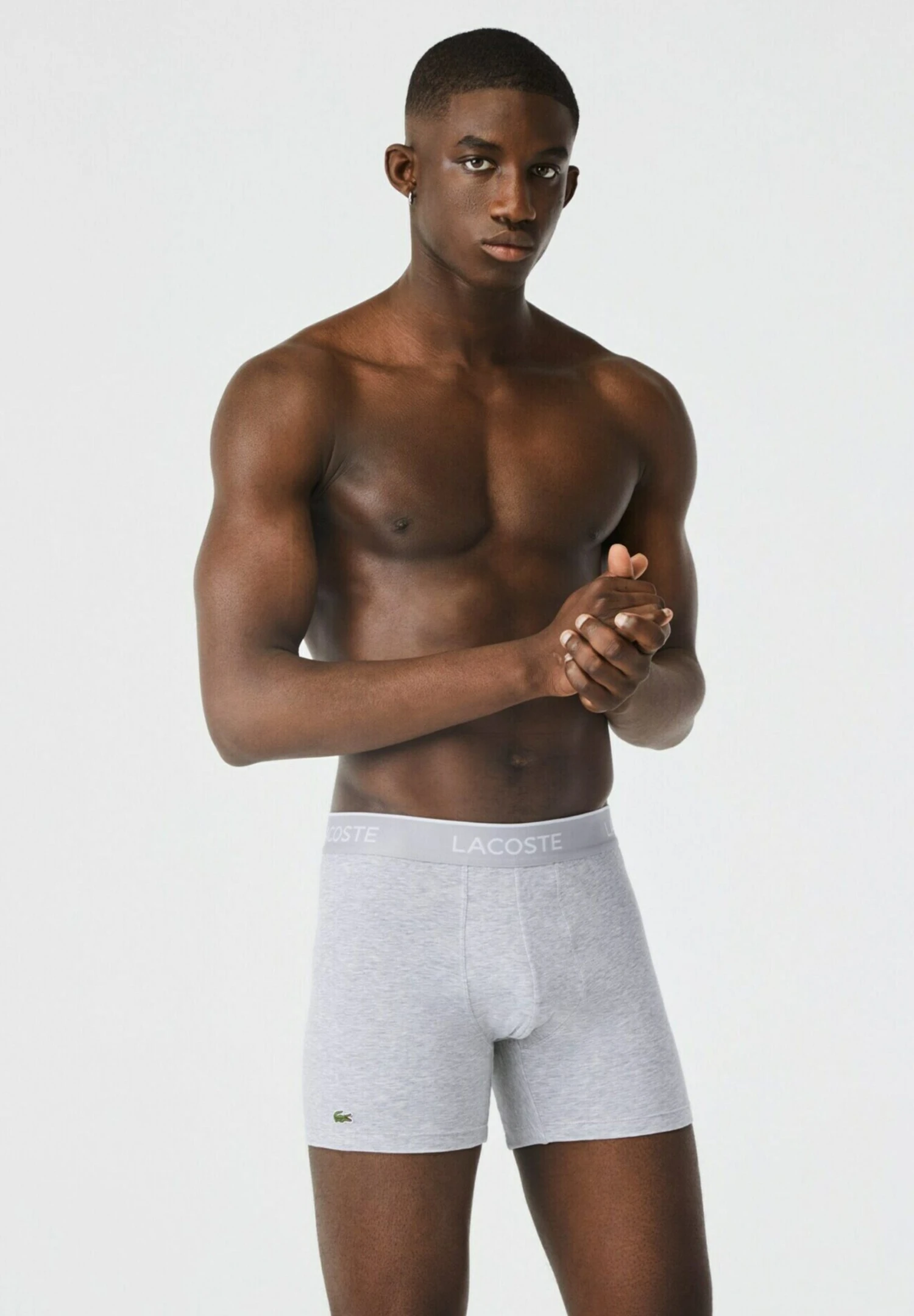 Lacoste 3 Pack - Onderbroeken - Noir Blanc Gris Chine 1 Lacoste 3 Pack - Onderbroeken - Noir Blanc Gris Chine