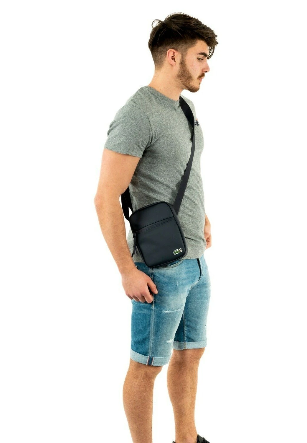 Lacoste Schoudertas - Bleu 1 Lacoste Schoudertas - Bleu