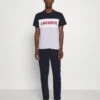 Lacoste Pyjama - Argent Chine/Marine/Blanc/Rouge